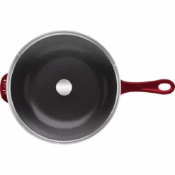 Staub 2.9 Qt Cast Iron Daily Pan | Grenadine 11 Staub 2.9 Qt Cast Iron Daily Pan | Grenadine -Food Prep Tools Shop staub cast iron daily pan grenadine 1