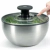 OXO Steel Salad Spinner -Food Prep Tools Shop steel salad spinner 1071497