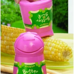 Talisman Designs "Butter Girl" Corn Butterer - Yellow -Food Prep Tools Shop talisman designs butter girl buttered corn spreader yellow bg y 4 compressed