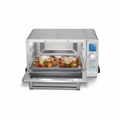 Cuisinart Deluxe Convection Toaster Oven Broiler | White & Stainless Steel -Food Prep Tools Shop tob135wn c