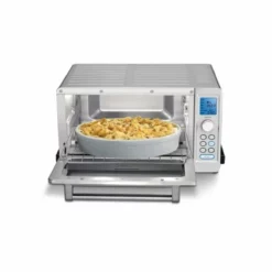 Cuisinart Deluxe Convection Toaster Oven Broiler | White & Stainless Steel -Food Prep Tools Shop tob135wn f