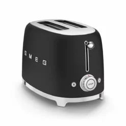 SMEG 2-Slice Toaster | Matte Black -Food Prep Tools Shop tsf01blmus 6