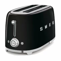 SMEG 4-Slice Toaster | Black -Food Prep Tools Shop tsf02blus 2