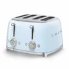 SMEG 4-Slot Toaster | Pastel Blue -Food Prep Tools Shop tsf03pbus 3