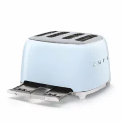 SMEG 4-Slot Toaster | Pastel Blue -Food Prep Tools Shop tsf03pbus 9