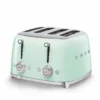 SMEG 4-Slot Toaster | Pastel Green -Food Prep Tools Shop tsf03pgus
