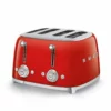 SMEG 4-Slot Toaster | Red -Food Prep Tools Shop tsf03rdus