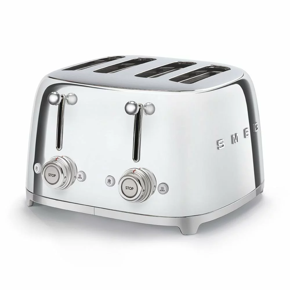 SMEG 4-Slot Toaster | Chrome 3 SMEG 4-Slot Toaster | Chrome