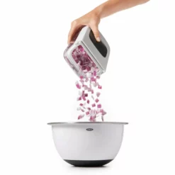 OXO Vegetable Chopper With Easy-Pour Opening -Food Prep Tools Shop vegetable chopper with easy pour opening 11122600