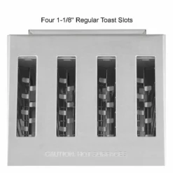 Waring Commercial Stainless Steel Heavy-Duty Toaster | 4-Slot -Food Prep Tools Shop wct800rc waring toaster inset2