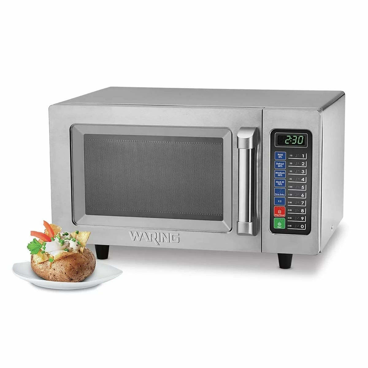 Waring Commercial Medium Duty Microwave Oven - 0.9 Cubic Ft 3 Waring Commercial Medium Duty Microwave Oven - 0.9 Cubic Ft